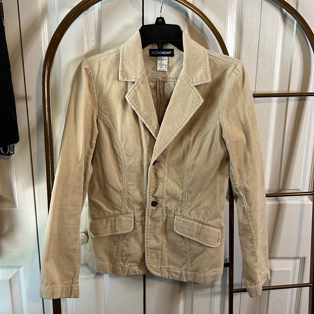 Vintage Active Wear Corduroy Jacket